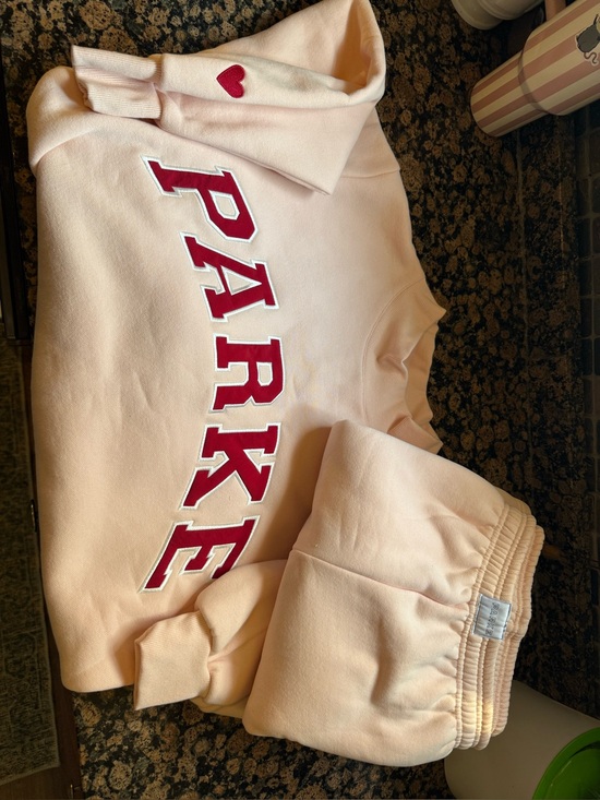 Parke Pants - Pink 'PARKE' sweat suit